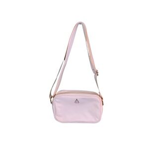 2/$30 Biossance Ivory Crossbody Bag Makeup Skincare Handbag Purse Cream Beige